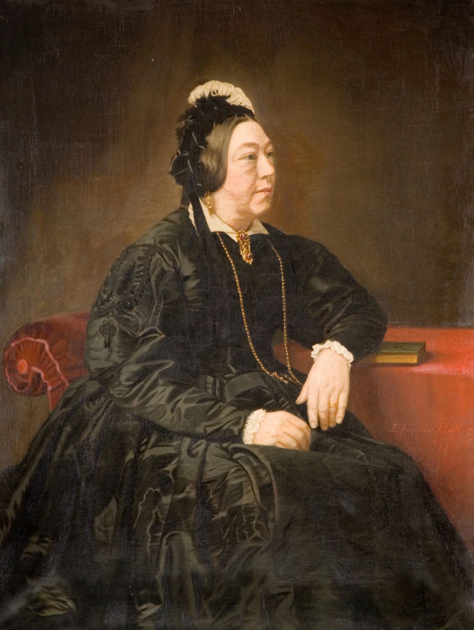 Rouva Amelia Elizabeth Tranterin muotokuva, 1877. tekijältä Butler E Tranter