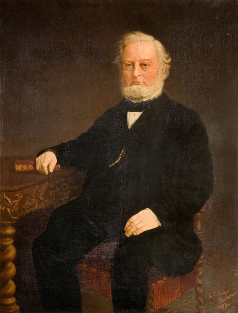 William Tranterin muotokuva, 1860-1890. tekijältä Butler E Tranter