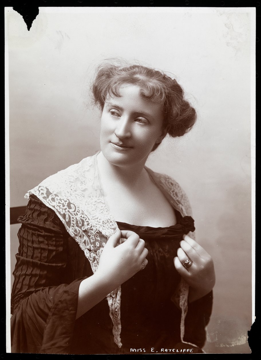 Cecilia Radcliffe (rouva Gilmore) (hopeagelatiiniprintti) tekijältä Byron Company