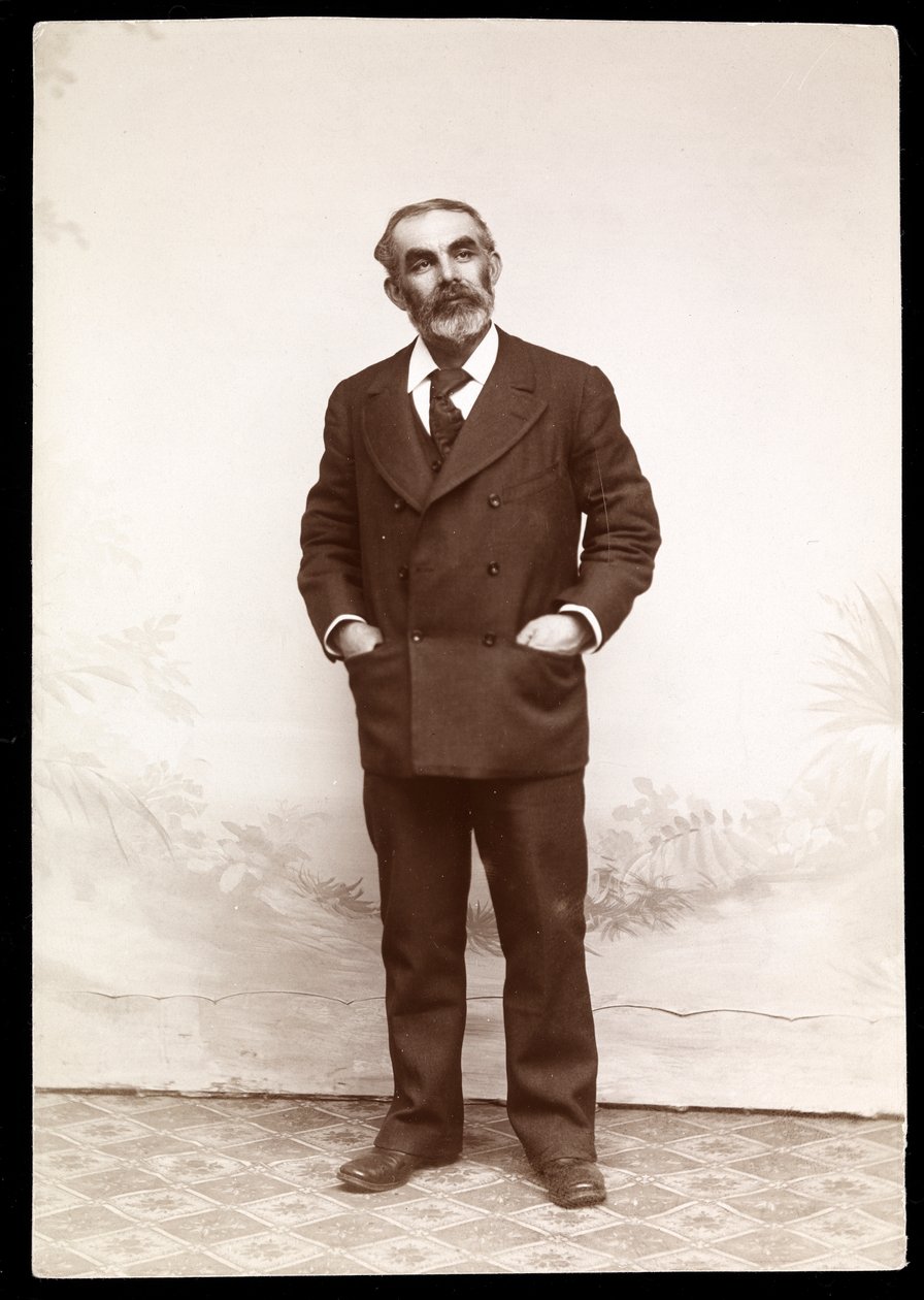 Työväenjohtaja John Burns, 1893-1894 (hopeagelatiiniprintti) tekijältä Byron Company