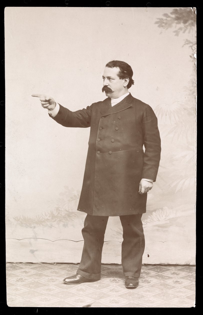 Työväenjohtaja Samuel Gompers, 1893-1894 (hopeagelatiiniprintti) tekijältä Byron Company