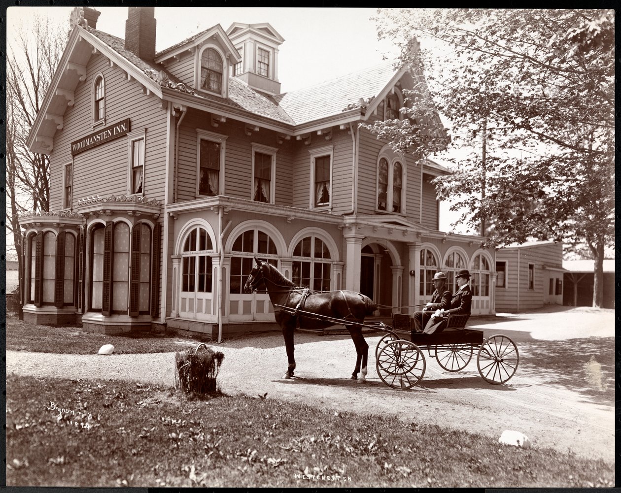 The Woodmansten Inn, Westchester, New York, 1901 (hopeagelatiiniprintti) tekijältä Byron Company