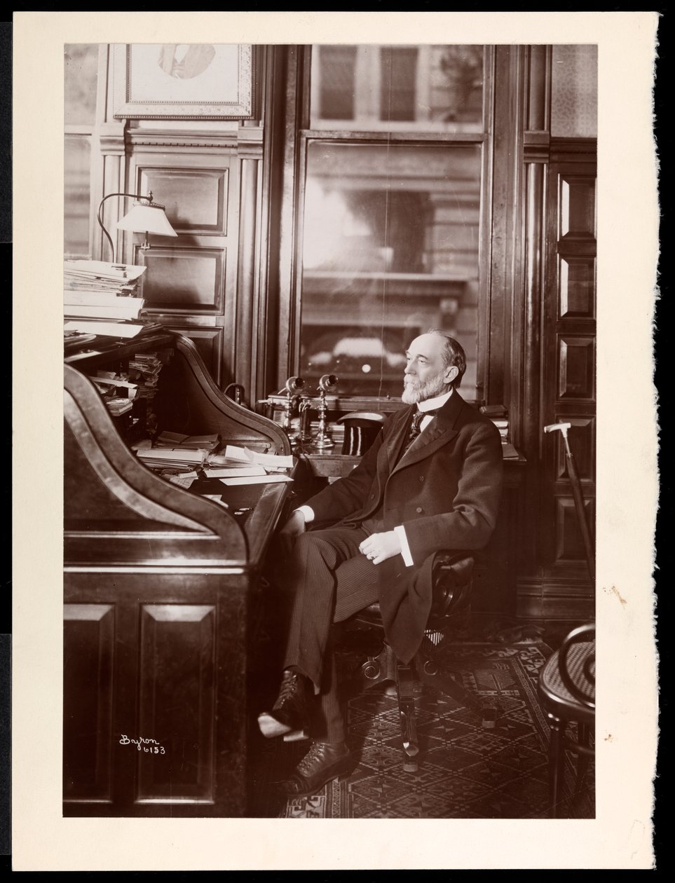 Thomas Platt, 1898 (hopeagelatiiniprintti) tekijältä Byron Company