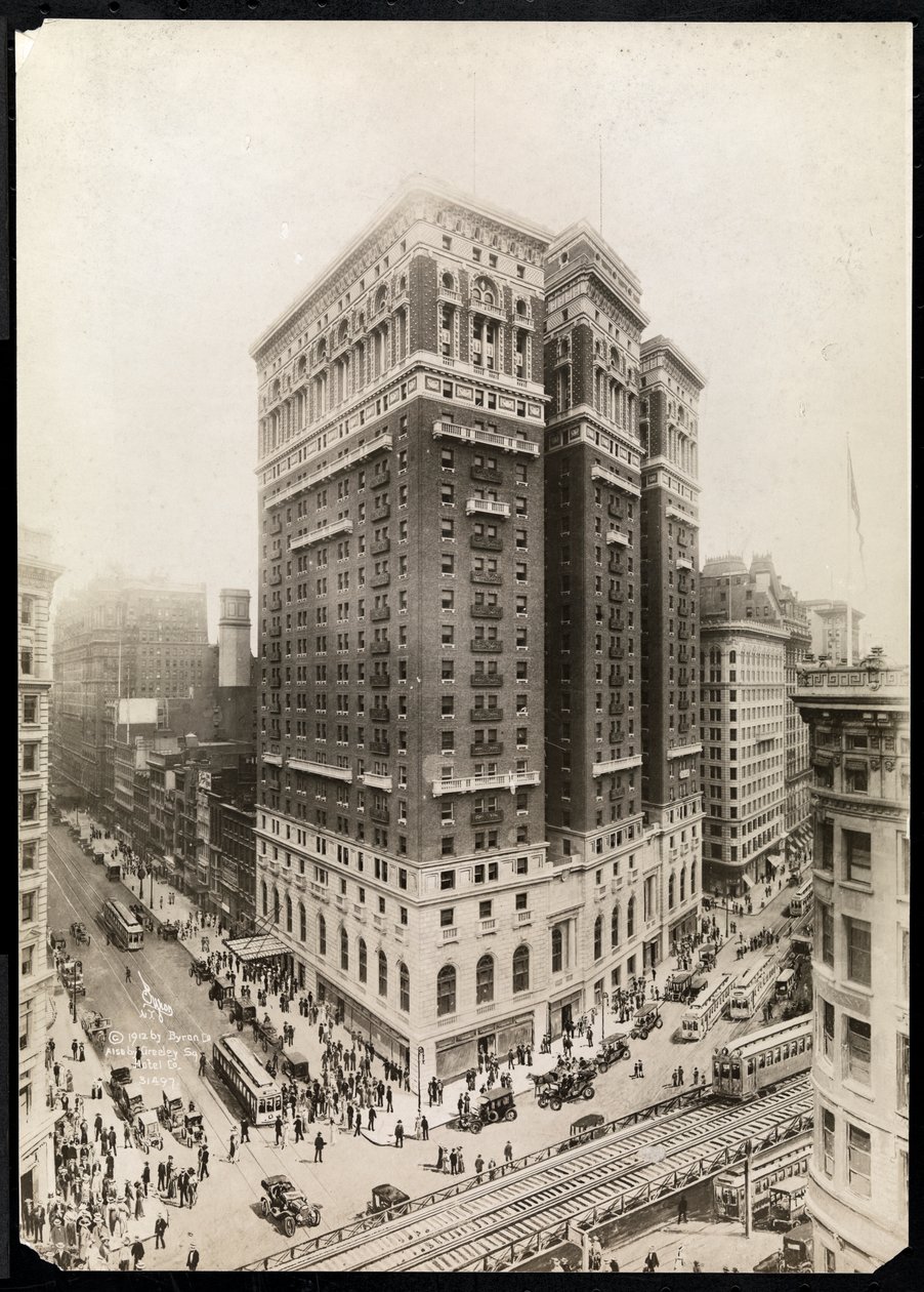 Hotel McAlpin, 34th Street ja Broadway, New York, 1912 tekijältä Byron Company
