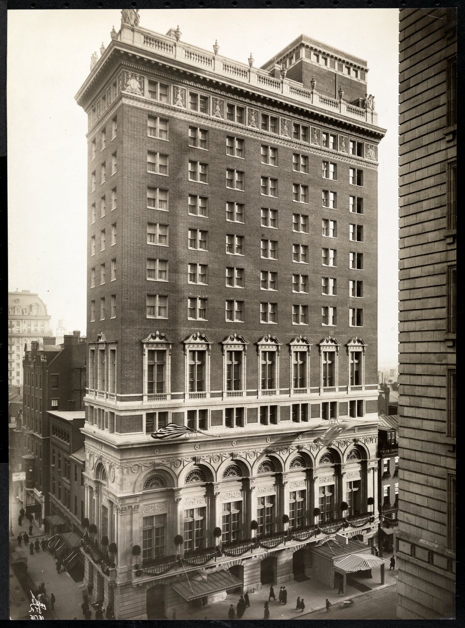 The Ritz-Carlton Hotel, Philadelphia, 1913 (hopeagelatiinivedos) tekijältä Byron Company