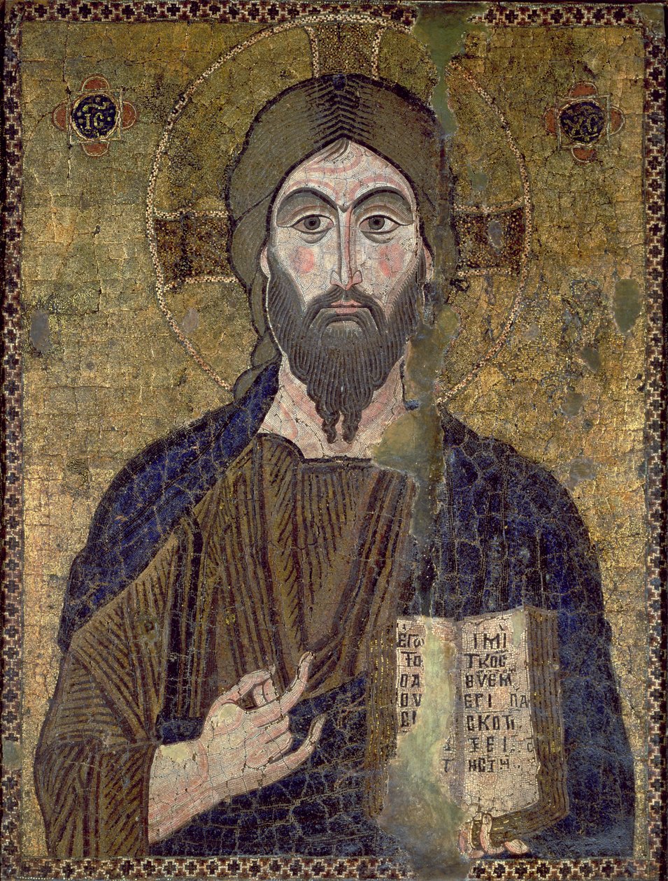 Kristus Pantokraattori (mosaiikki) tekijältä Byzantine