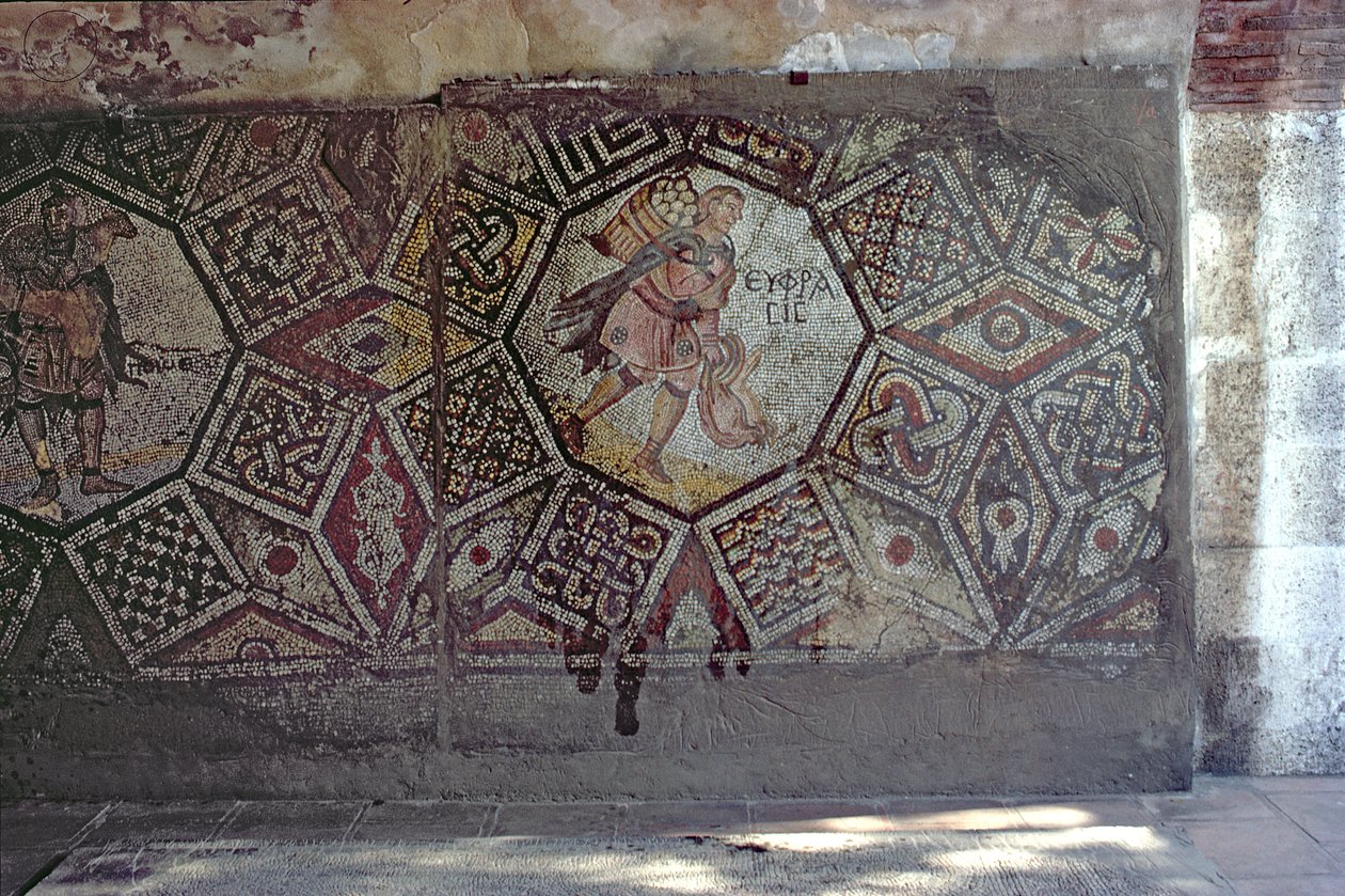 Jokien personifikaatiot (mosaiikki) tekijältä Byzantine