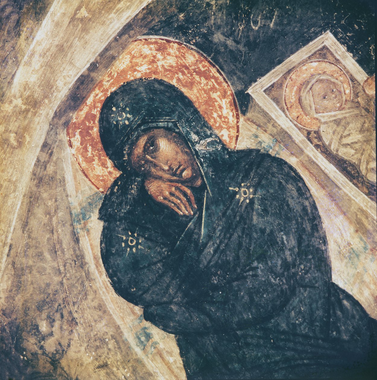 Syntymä, Neitsyen yksityiskohta tekijältä Byzantine