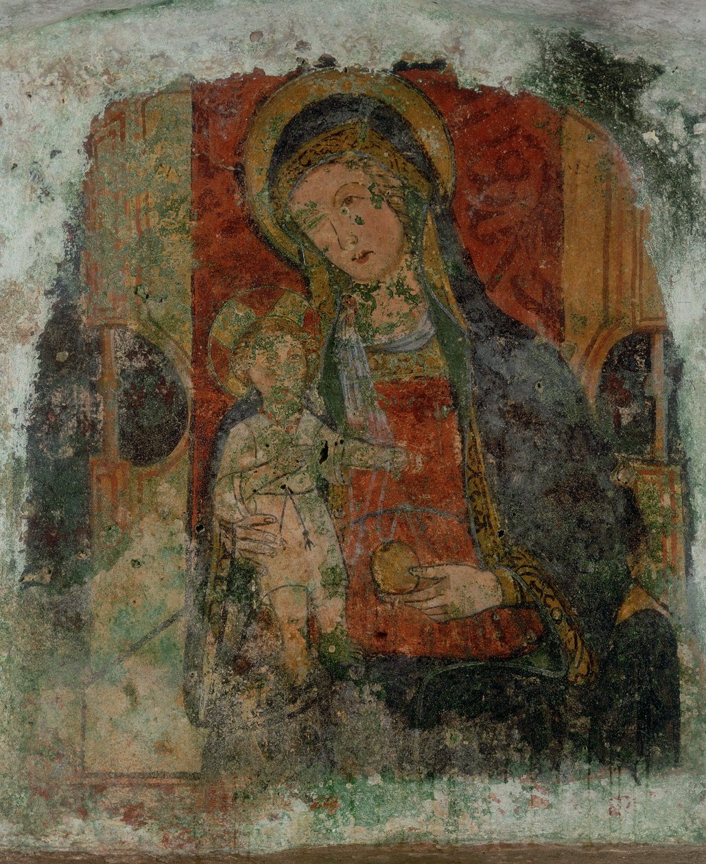 Madonna ja lapsi tekijältä Byzantine School