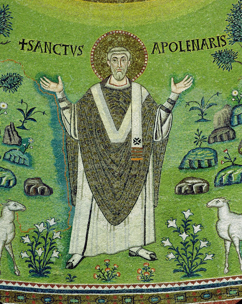 St. Apollinare (mosaiikki) tekijältä Byzantine School