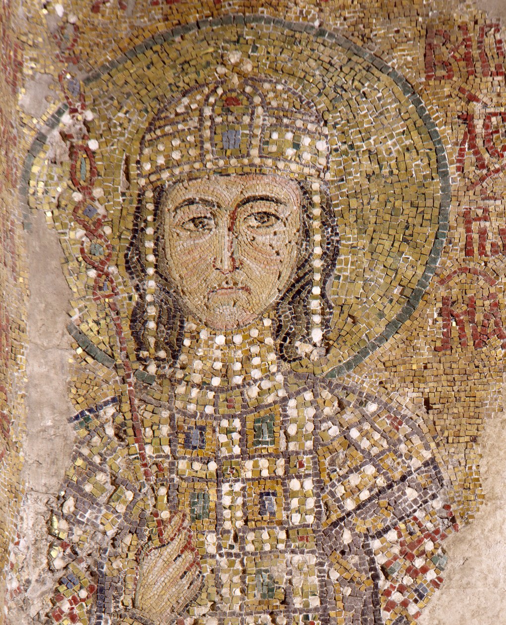 Alexios Komnenos Hagia Sofiassa (mosaiikki) tekijältä Byzantine