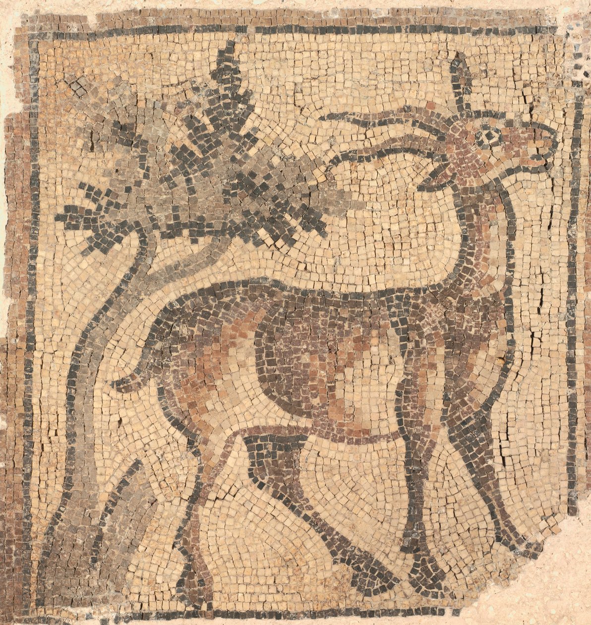 Oinas lähellä puuta, 400s tekijältä Byzantine
