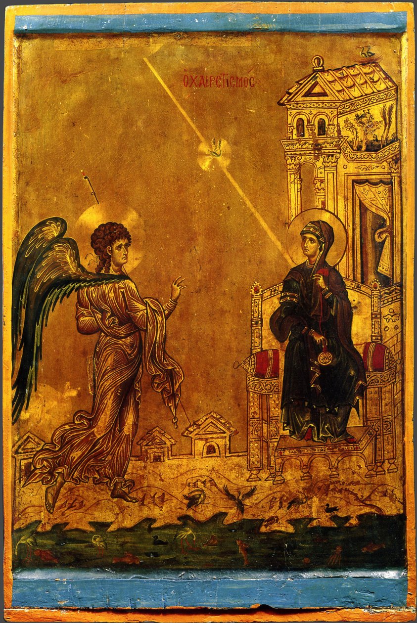 Marian ilmestys, 1100-luku tekijältä Byzantine