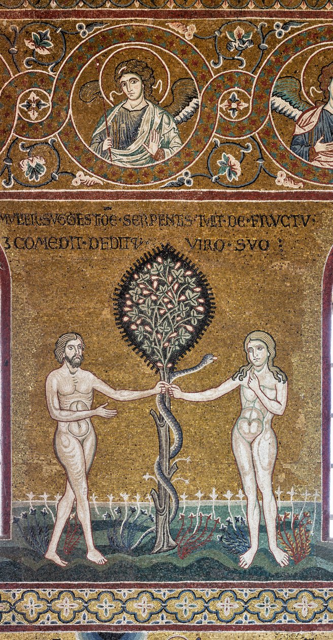 Perisynti, Bysanttilainen mosaiikki, Vanhan testamentin sykli - Maan paratiisi, XII-XIII sek (mosaiikki) tekijältä Byzantine