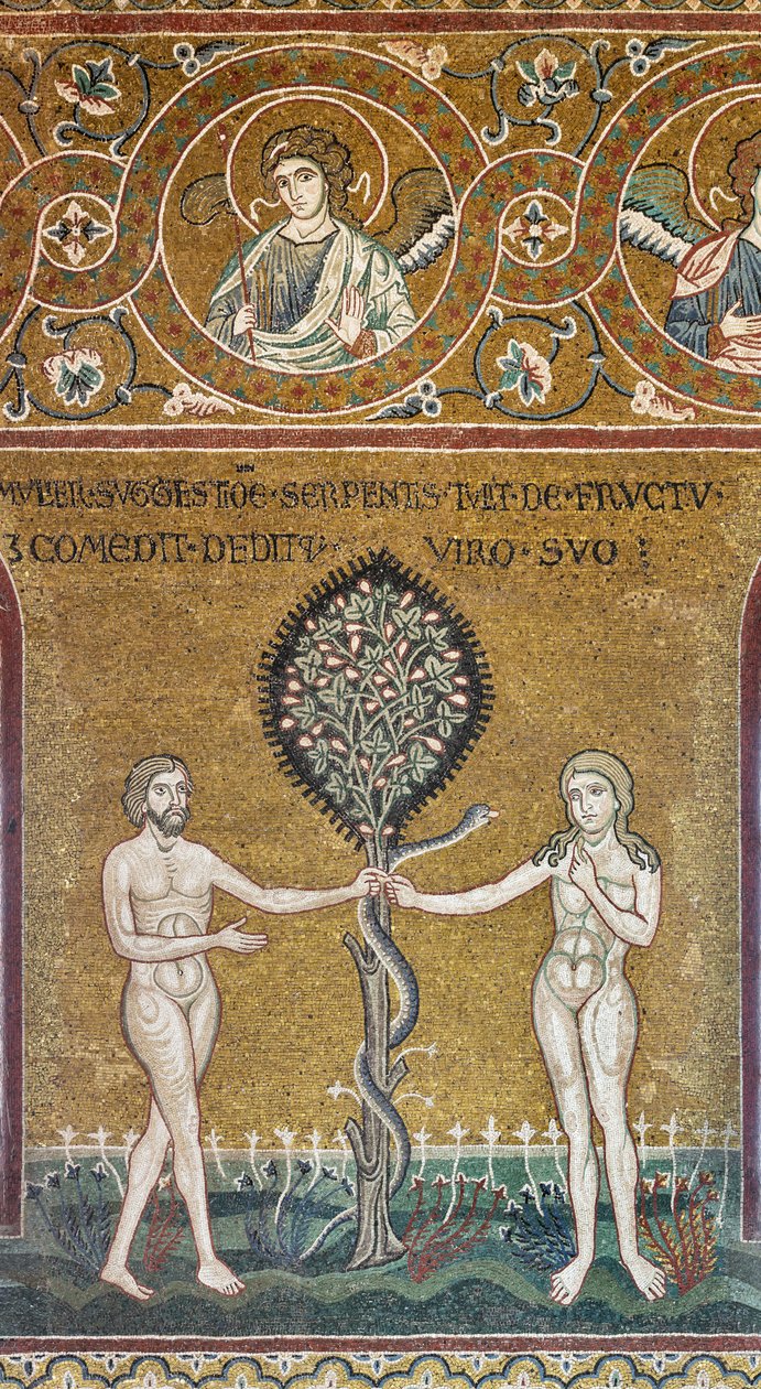 Perisynti, Bysanttilainen mosaiikki, Vanhan testamentin sykli - Maan paratiisi, XII-XIII sek (mosaiikki) tekijältä Byzantine