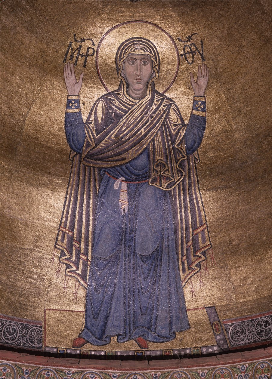 Neitsyt Orans, n. 1037 tekijältä Byzantine Byzantine
