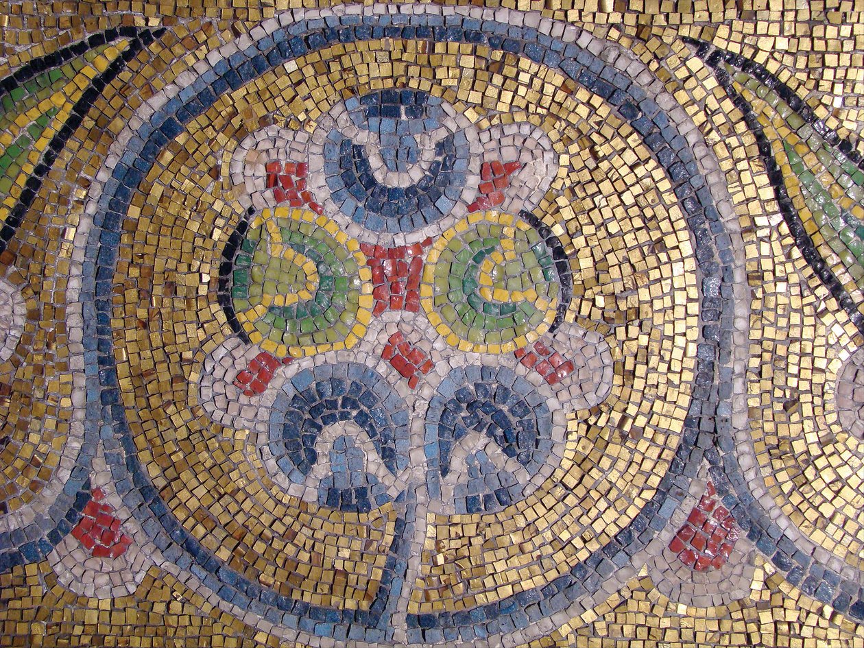 Yksityiskohta koristeesta tekijältä Byzantine Byzantine