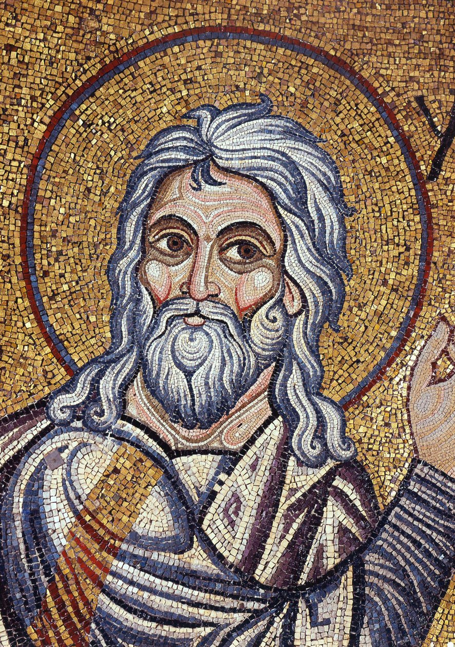 Yksityiskohta profeetta Jesajasta (mosaiikki) tekijältä Byzantine School