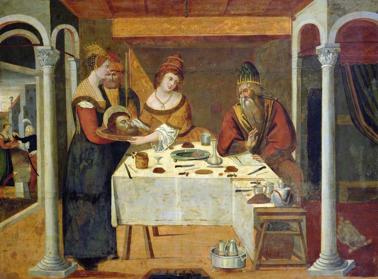 Herodeksen juhla, noin 1500 tekijältä Byzantine School