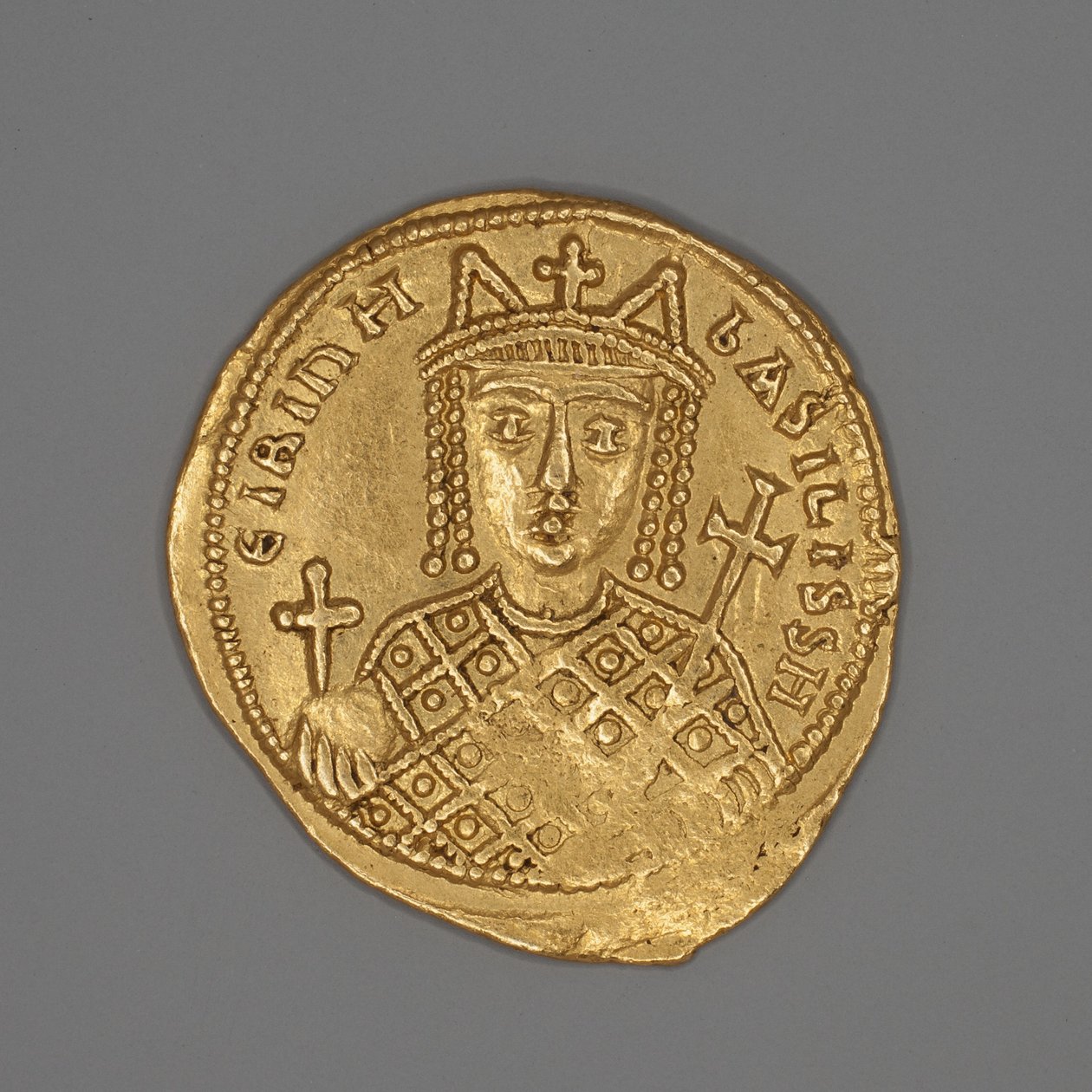 Solidus keisarinna Irene, 797-802 (kulta) tekijältä Byzantine School