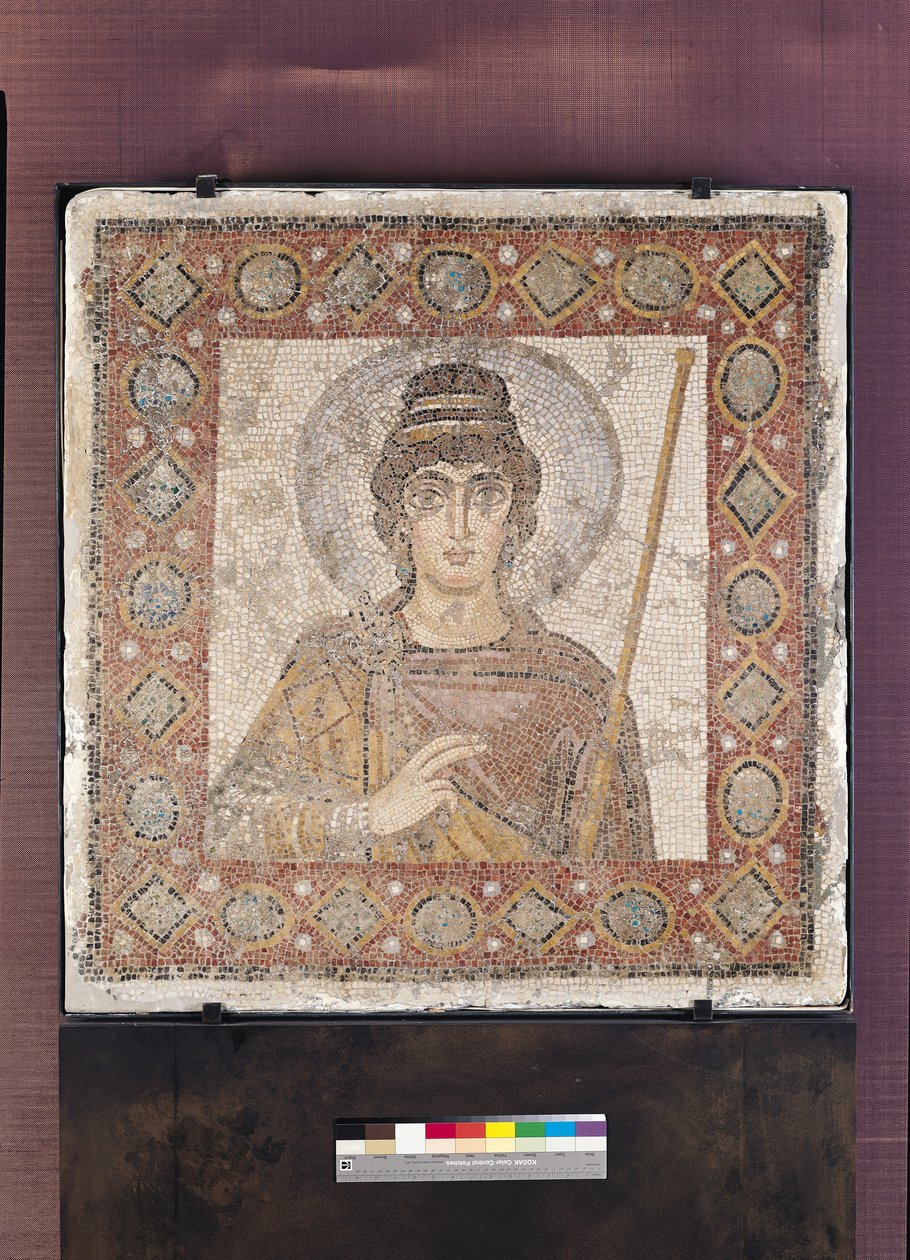 Karthagon rouva (mosaiikki) tekijältä Byzantine School