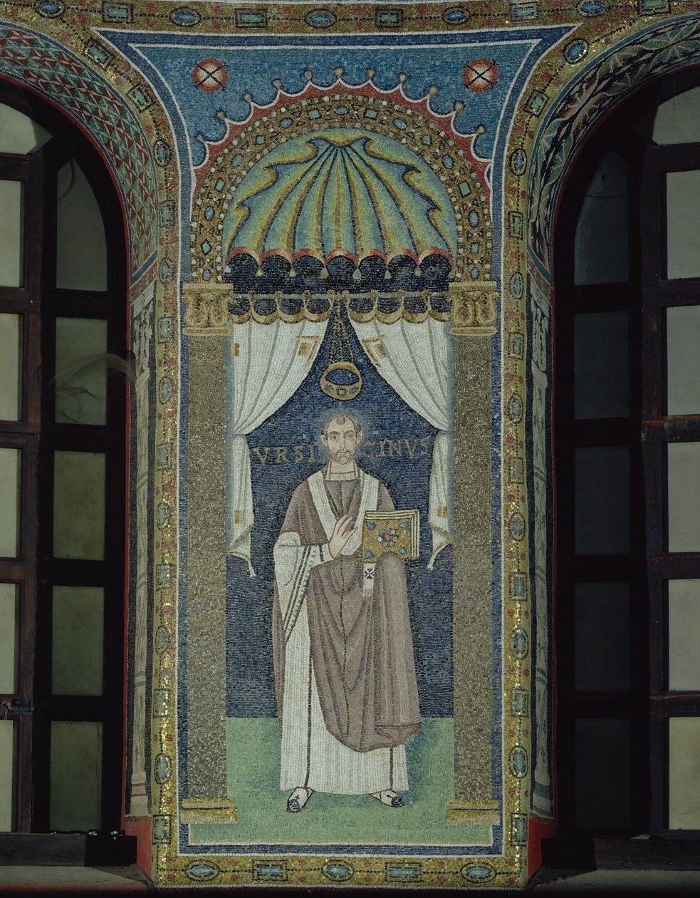 Ursicino, Ravennan piispa (mosaiikki) tekijältä Byzantine School
