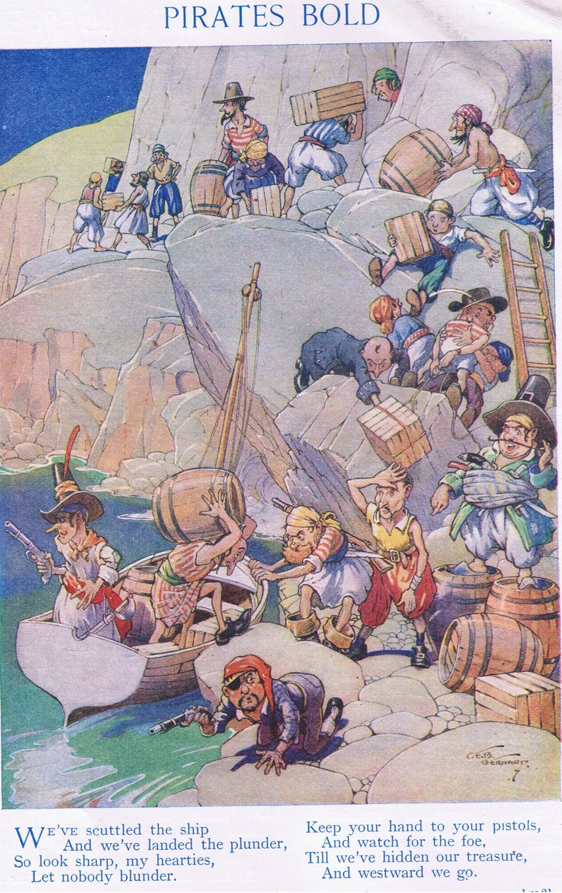 Pirates rohkeita tekijältä C. E. B. Bernard