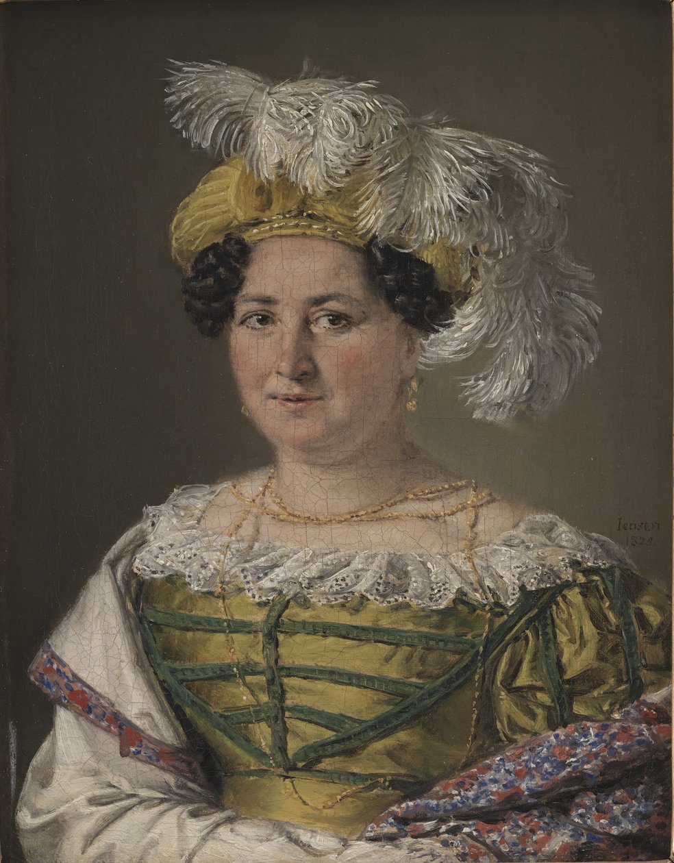 Rouva Pauline Hagenin muotokuva tekijältä C.A. Jensen