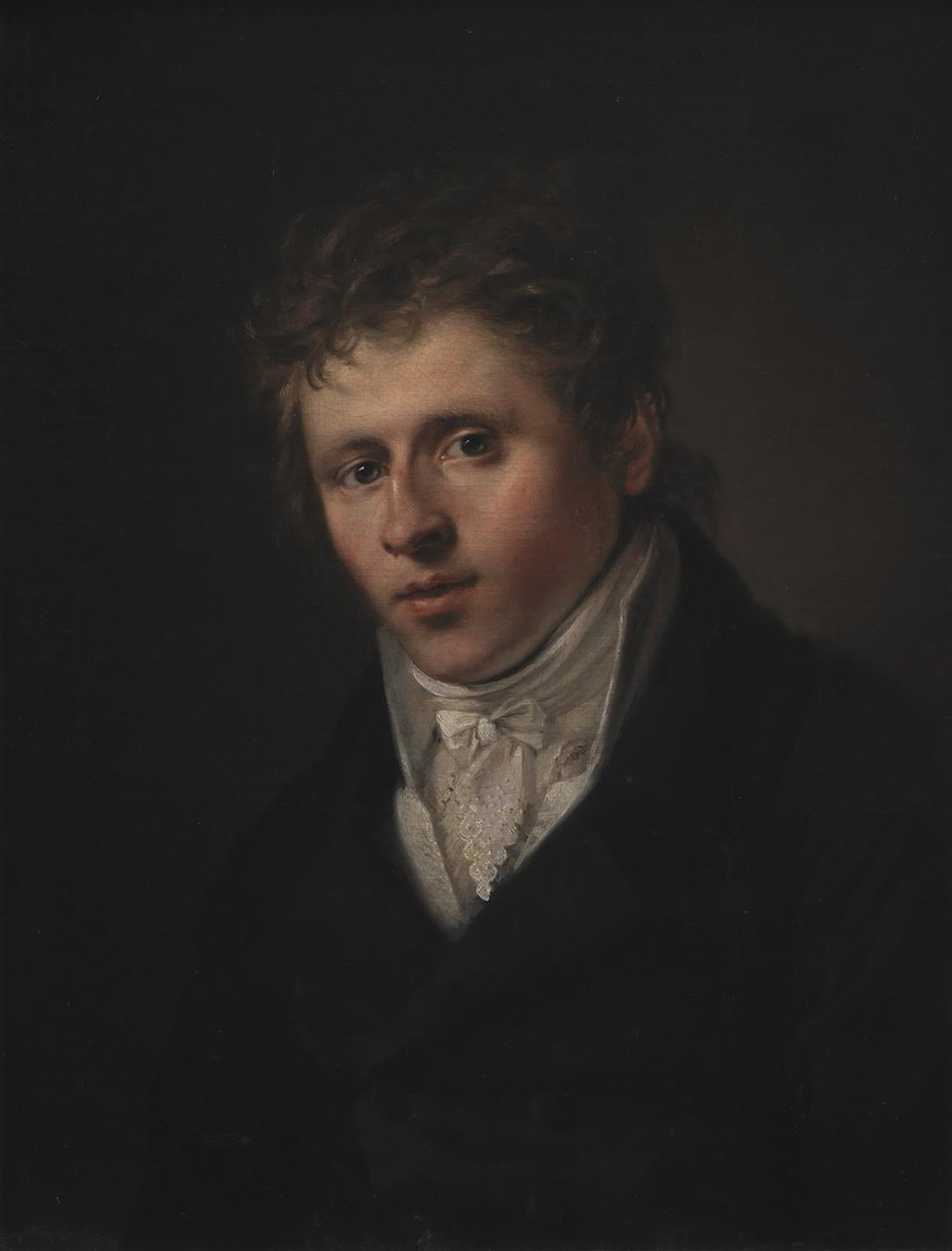 Taidemaalari Johan Christian Dahlin muotokuva tekijältä C.A. Jensen