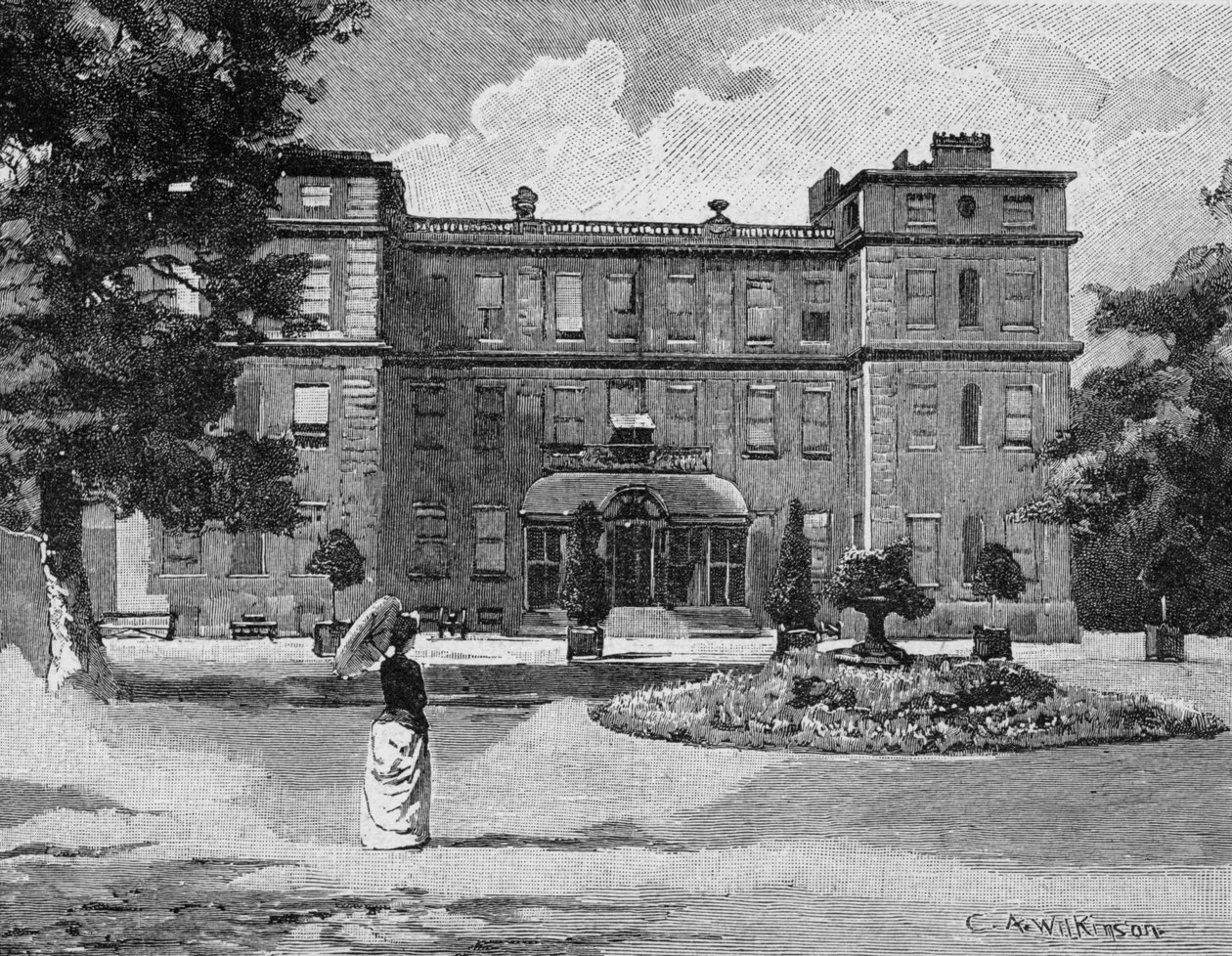Marlborough House, puutarhasta, 1863 tekijältä C.A. Wilkinson