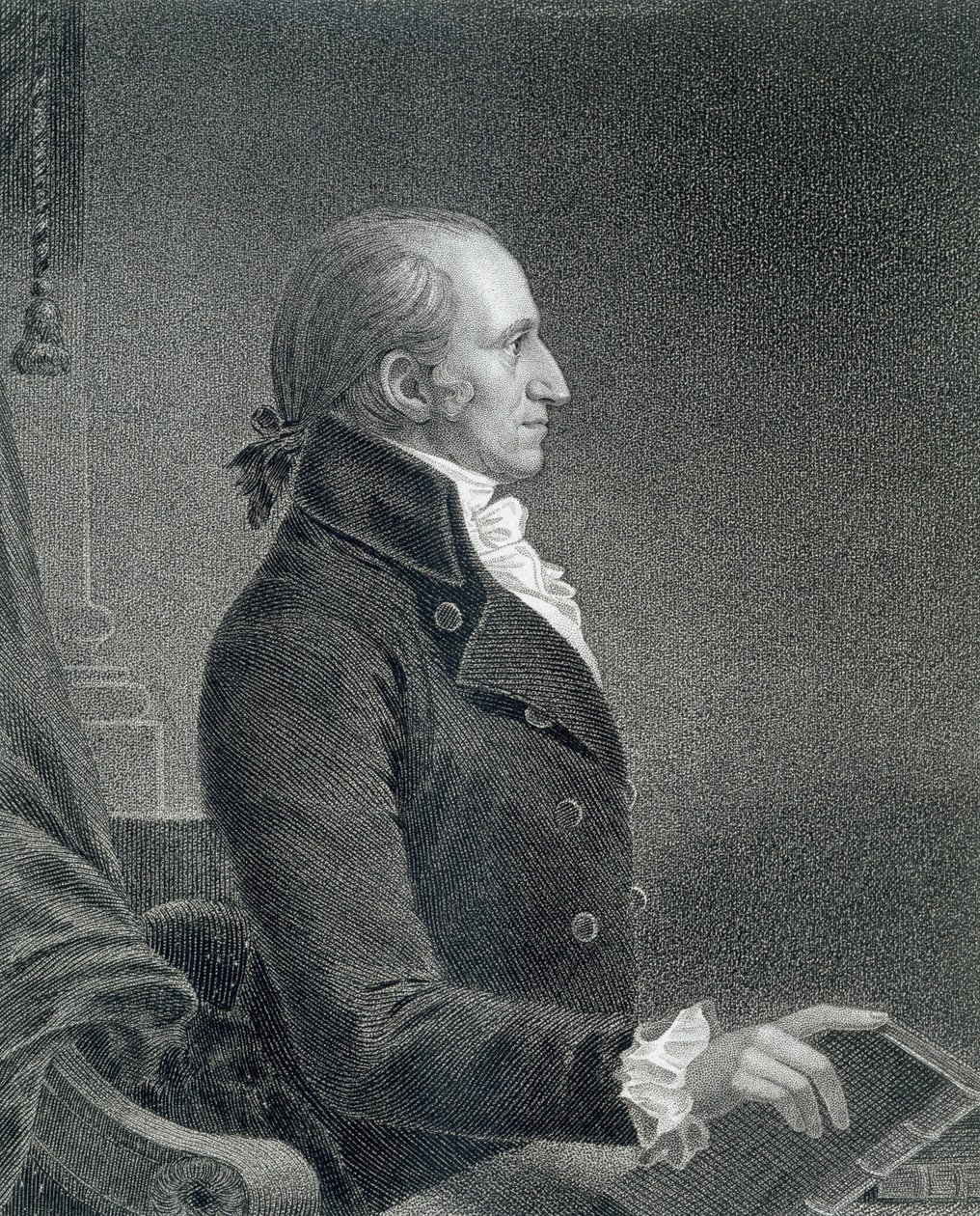 Kenraali James Jackson, kaivertanut William A. Wilmer (n. 1820-55) James Barton Longacren (1794-1869) alkuperäisen maalauksen kopion jälkeen tekijältä C.B.J.F. de Saint Memin