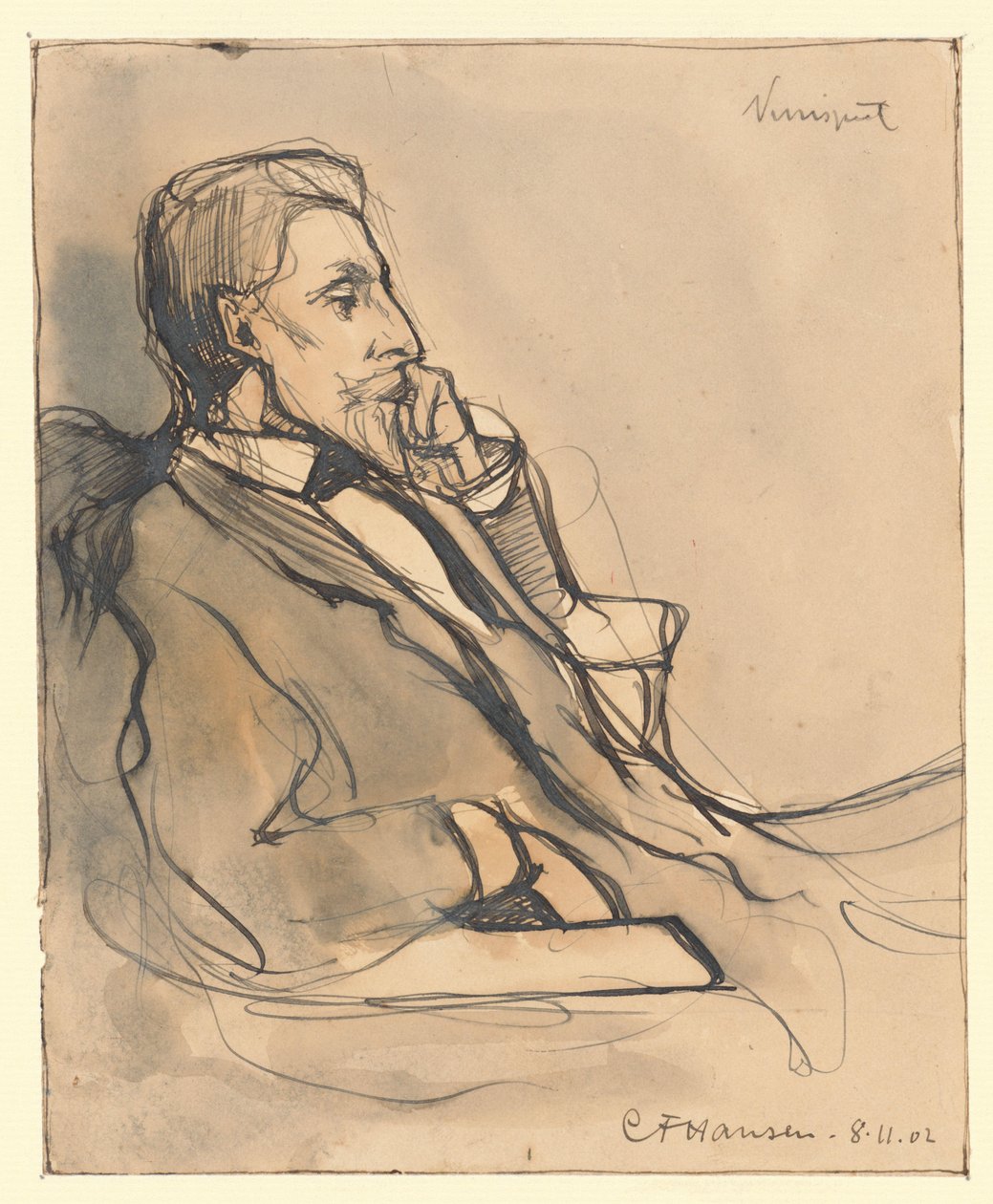Cornelis van Rooyenin muotokuva tekijältä C.F. Hansen