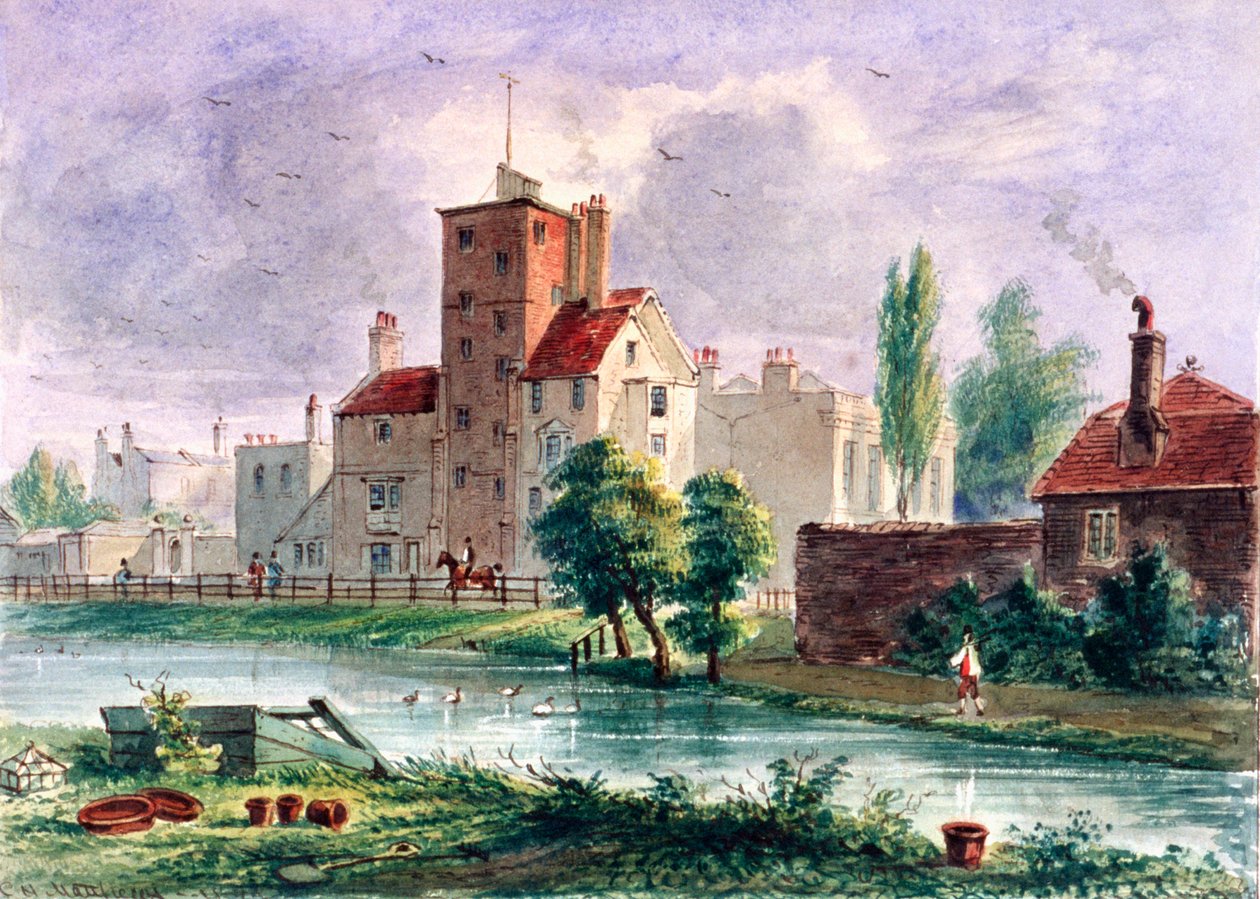 Canonbury House, Islington, Lontoo, 1835 tekijältä CH Matthews