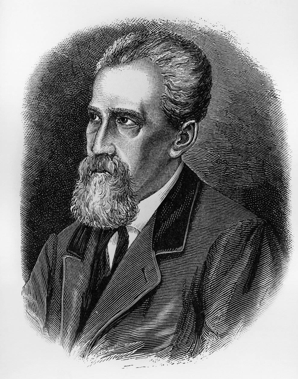 Giuseppe Sirtorin (1813-1874), italialaisen sotilaan, kenraalin, patriootin ja poliitikon muotokuva, kaiverrus tekijältä J.B. and Brown J. Rowbotham