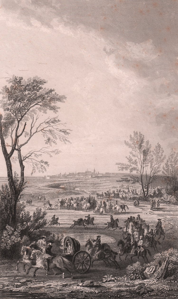 Ludvig XIV valloitti Conden kaupungin 26. huhtikuuta tekijältä J.B. and Brown J. Rowbotham