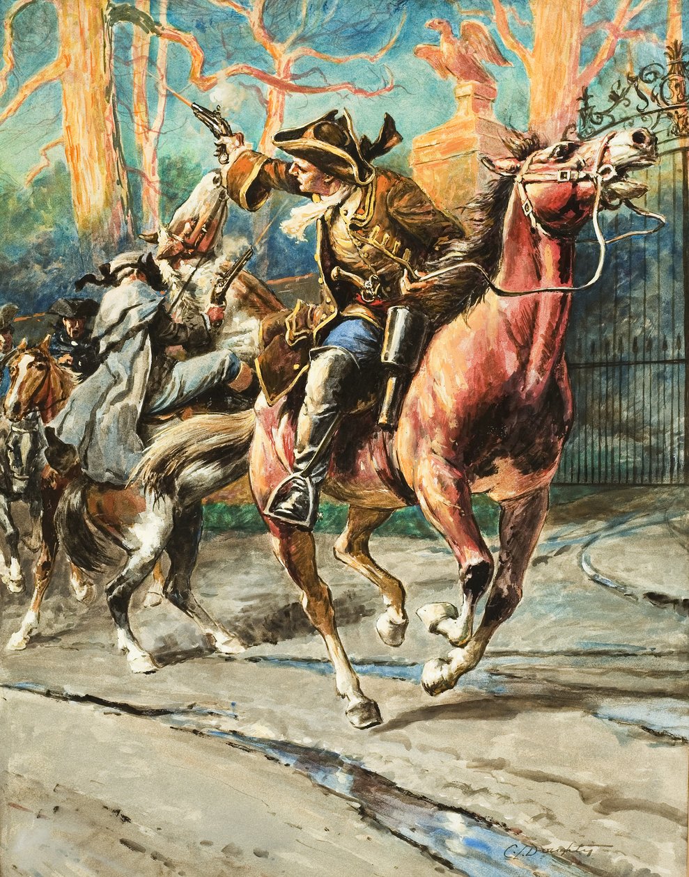 The Exploits of a Highwayman (guassi paperille) Jokaisen ryöstön jälkeen William Page näytti pystyvän selviytymään hengissä - kunnes hänen seuraava uskalias eskapadinsa pysähtyi ryöstöyritykseen Great North Roadilla; tekijältä C.L. Doughty