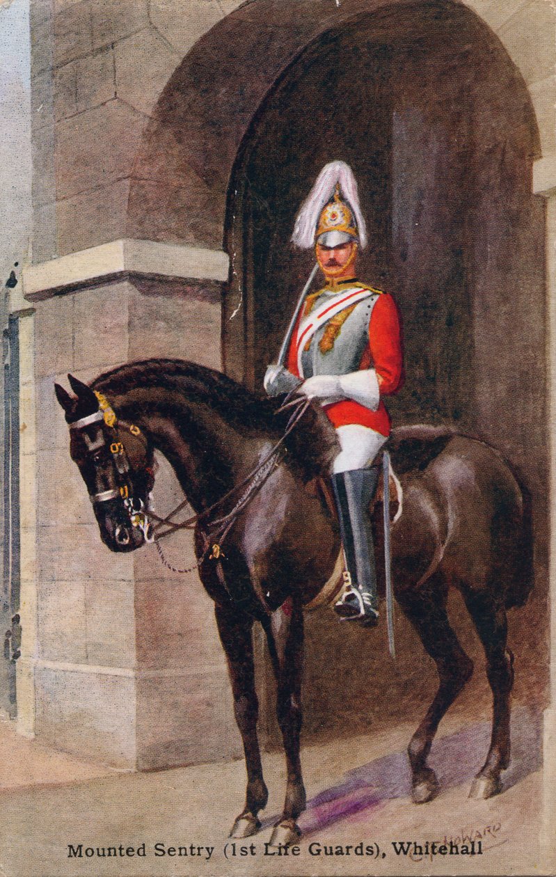 Mounted Sentry 1st Life Guards, Whitehall, 1933. tekijältä C.T. Howard