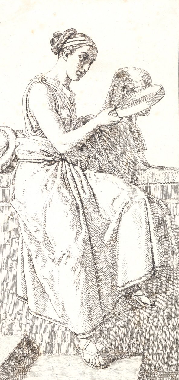 Syy. Allegorinen hahmo tekijältä Christoffer Wilhelm Eckersberg