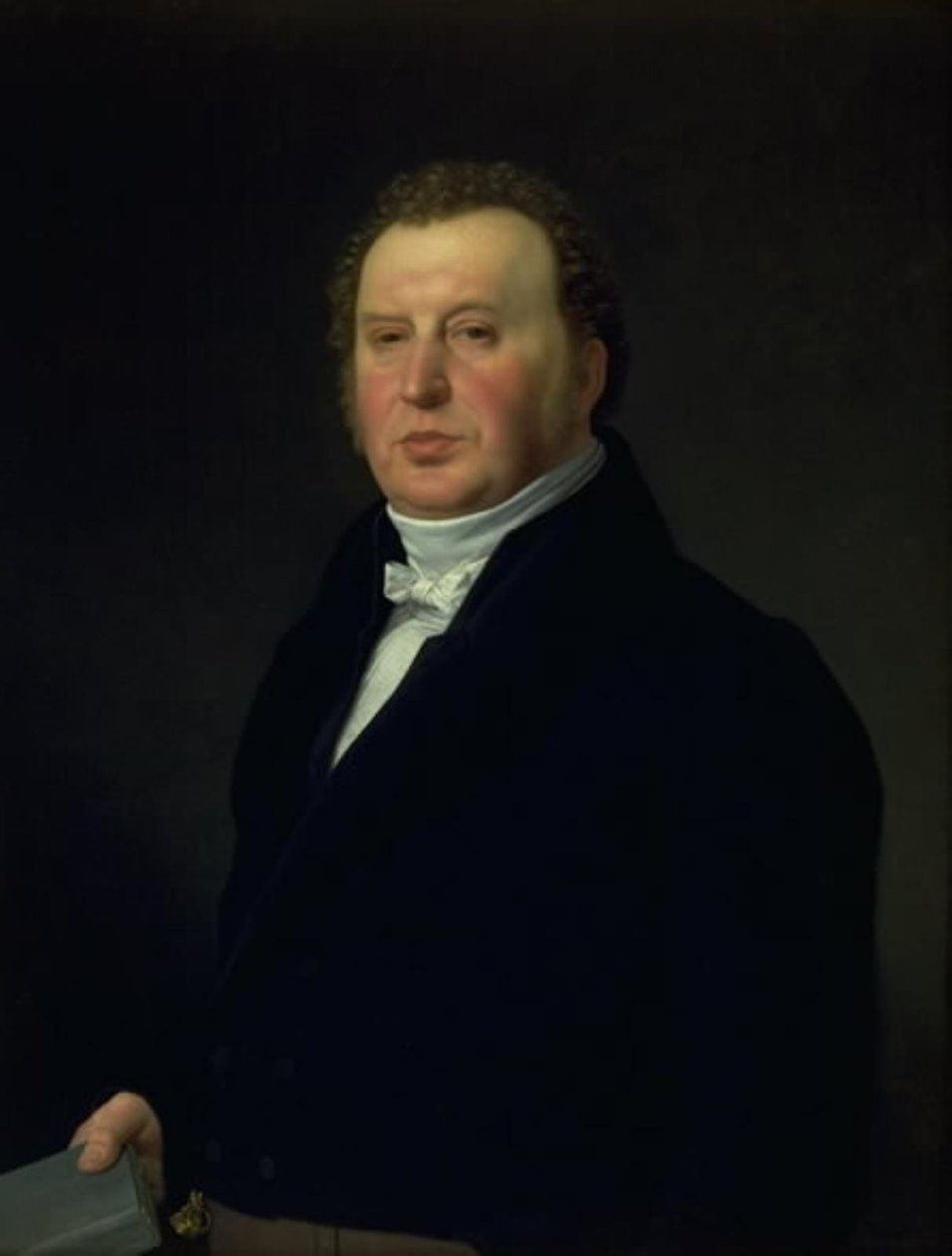 Poliisikirurgi Johan Frederik Rost. Taiteilijan perheen lääkäri ja ystävä tekijältä Christoffer Wilhelm Eckersberg