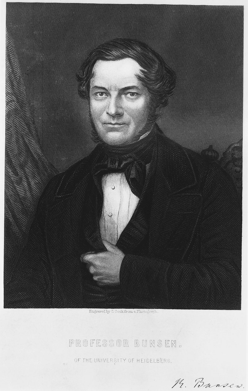 Robert Bunsen, saksalainen kemisti, 1850-luku tekijältä C. Cook