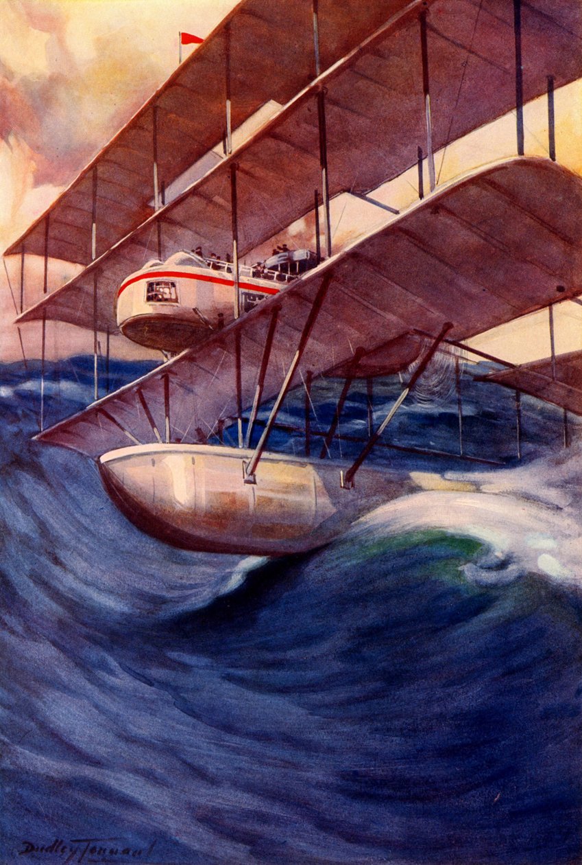 Tulevaisuuden lentokone tekijältä C. Dudley Tennant