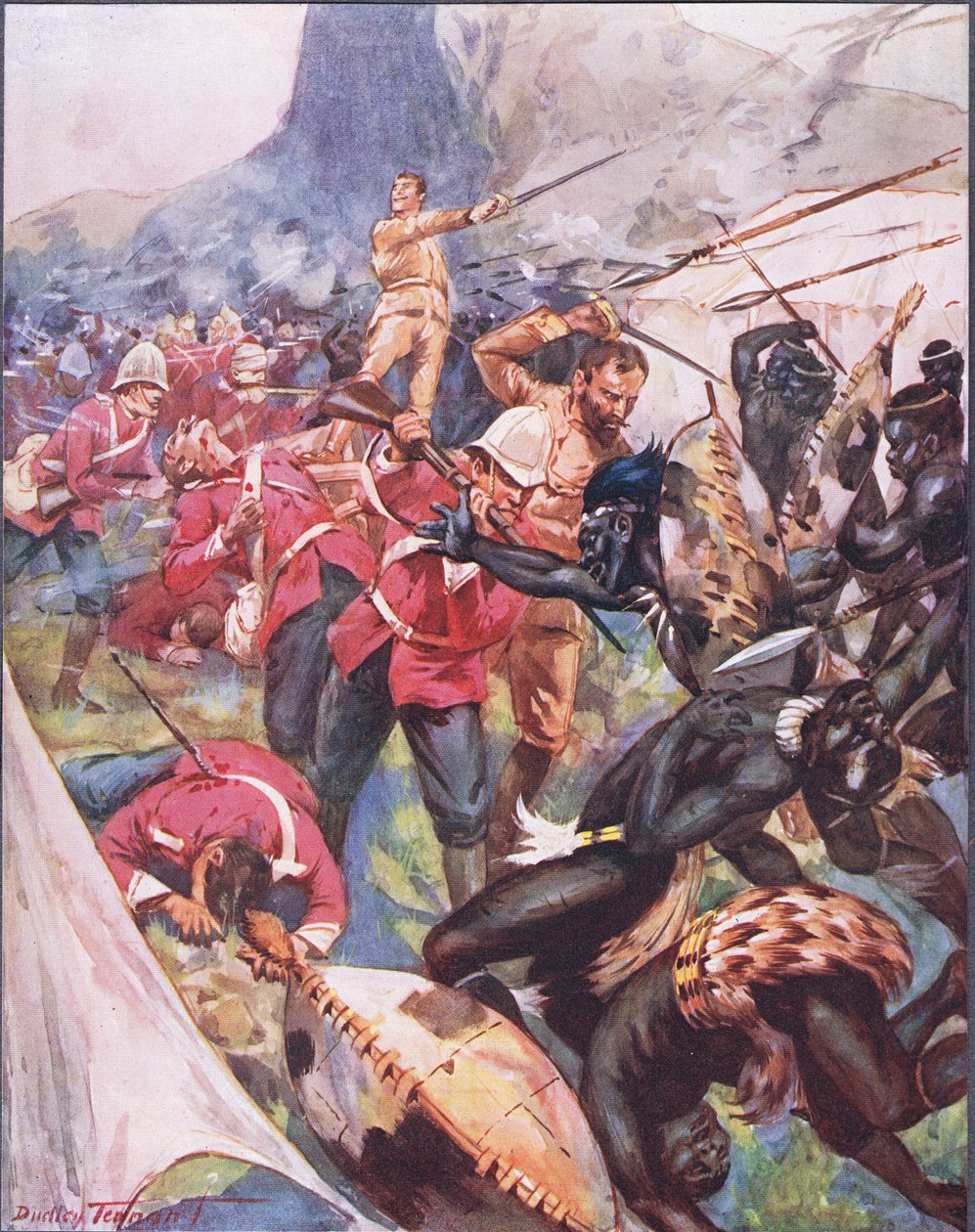Para a vitória! ilustração de 