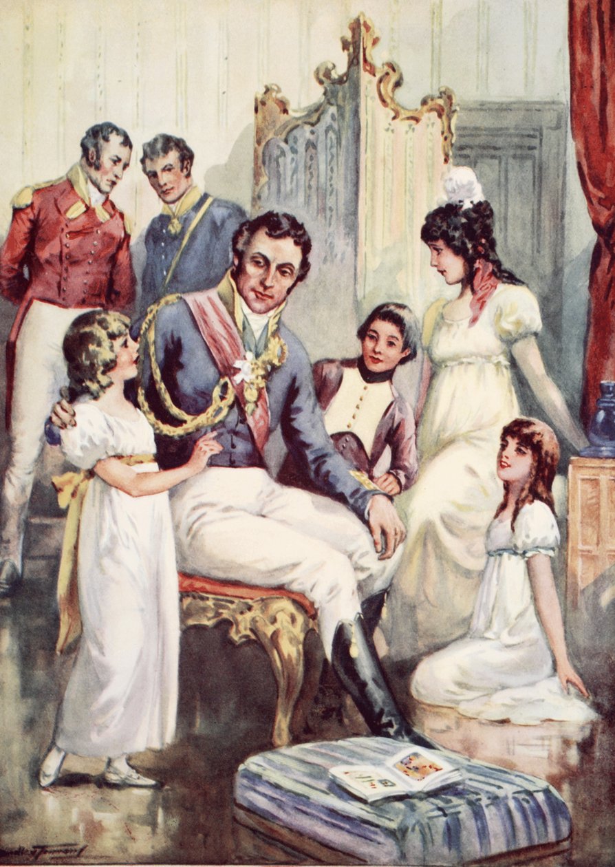 Wellington Waterloon aattona (värinen lito) tekijältä C. Dudley Tennant