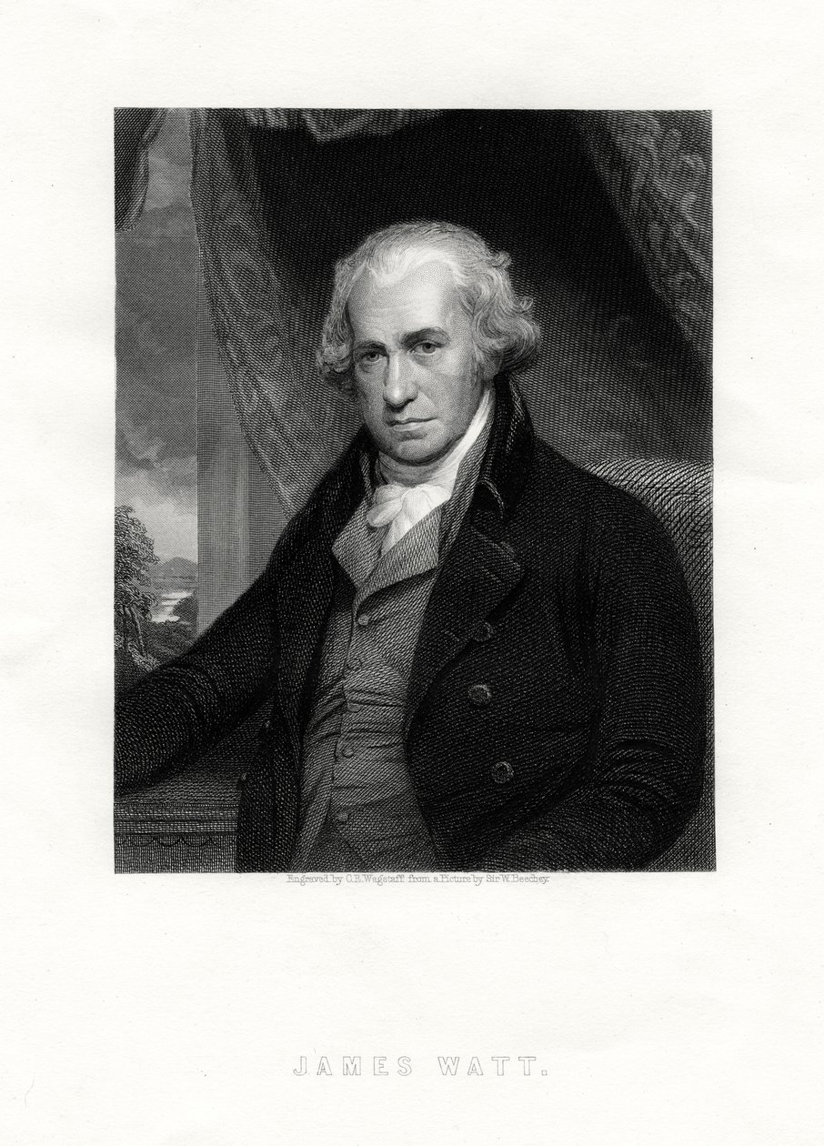 James Watt, skotlantilainen keksijä ja insinööri, 1800-luku. tekijältä C. E. Wagstaff