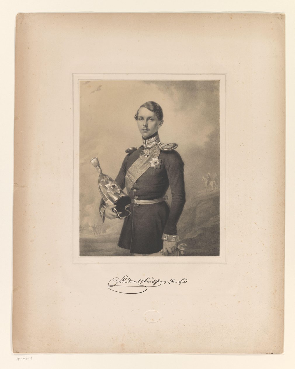 Muotokuva Frederick Charlesista, Preussin prinssistä tekijältä C. Fischer