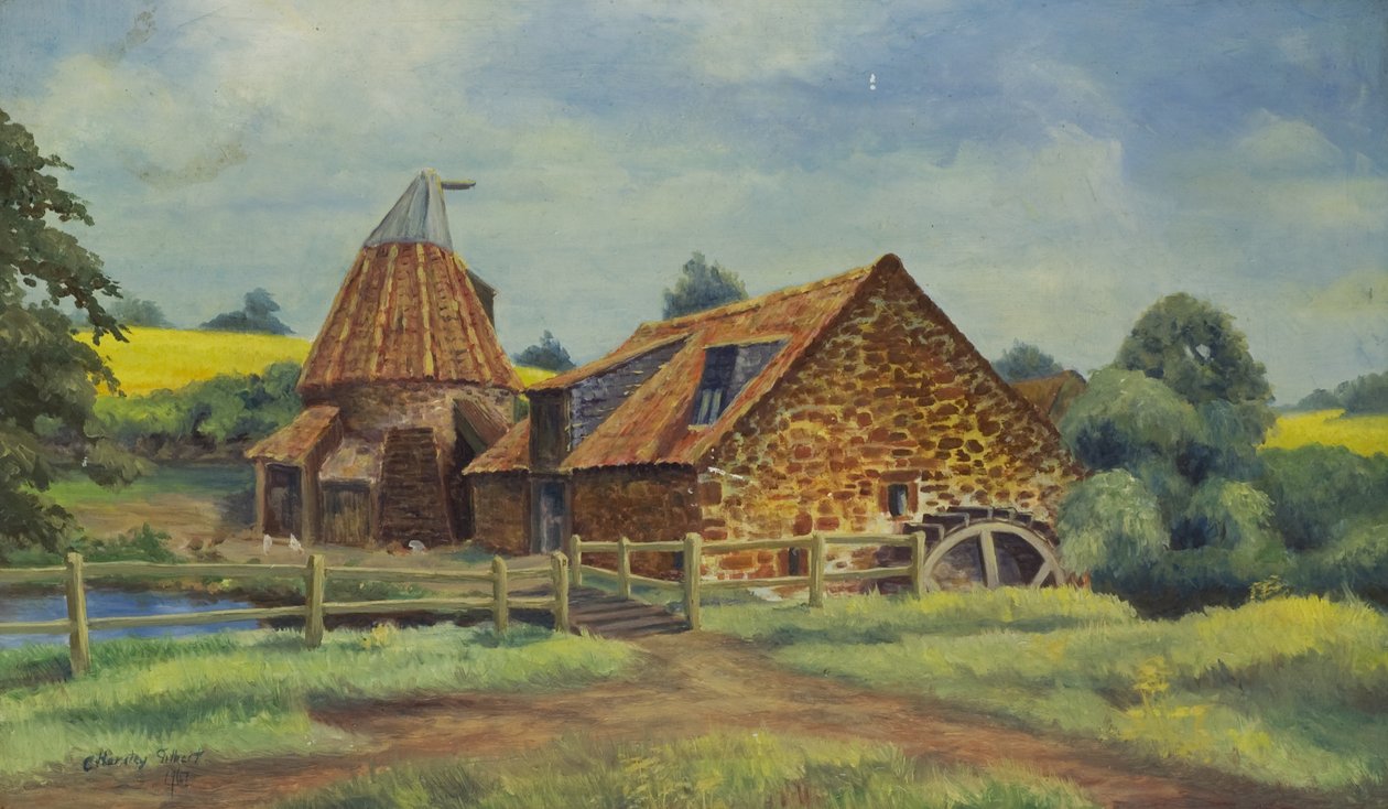 Preston Mill, North Berwick, 1947 tekijältä C. Hersley Gilbert