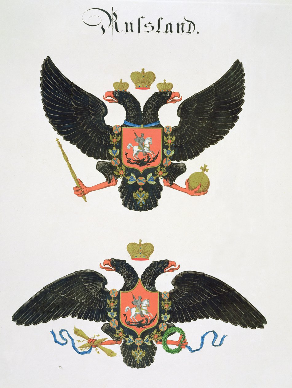 Varustaa keisarillisen Venäjän valtiota Saksassa julkaistusta vesivärikokoelmasta n. 1830-33 tekijältä C. Hildebrandt