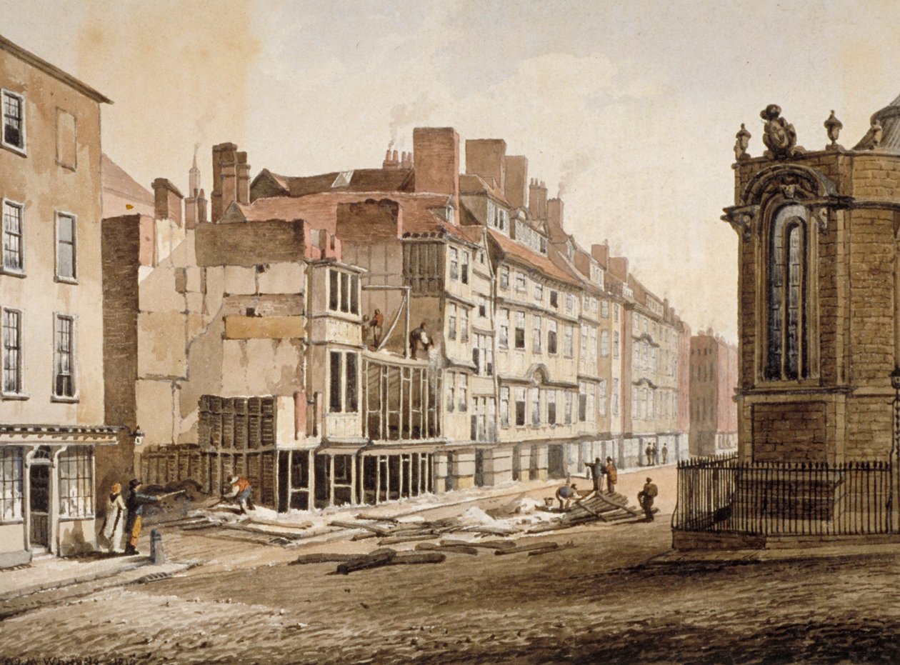Strand, Westminster, Lontoo, 1810 tekijältä C John M Whichelo