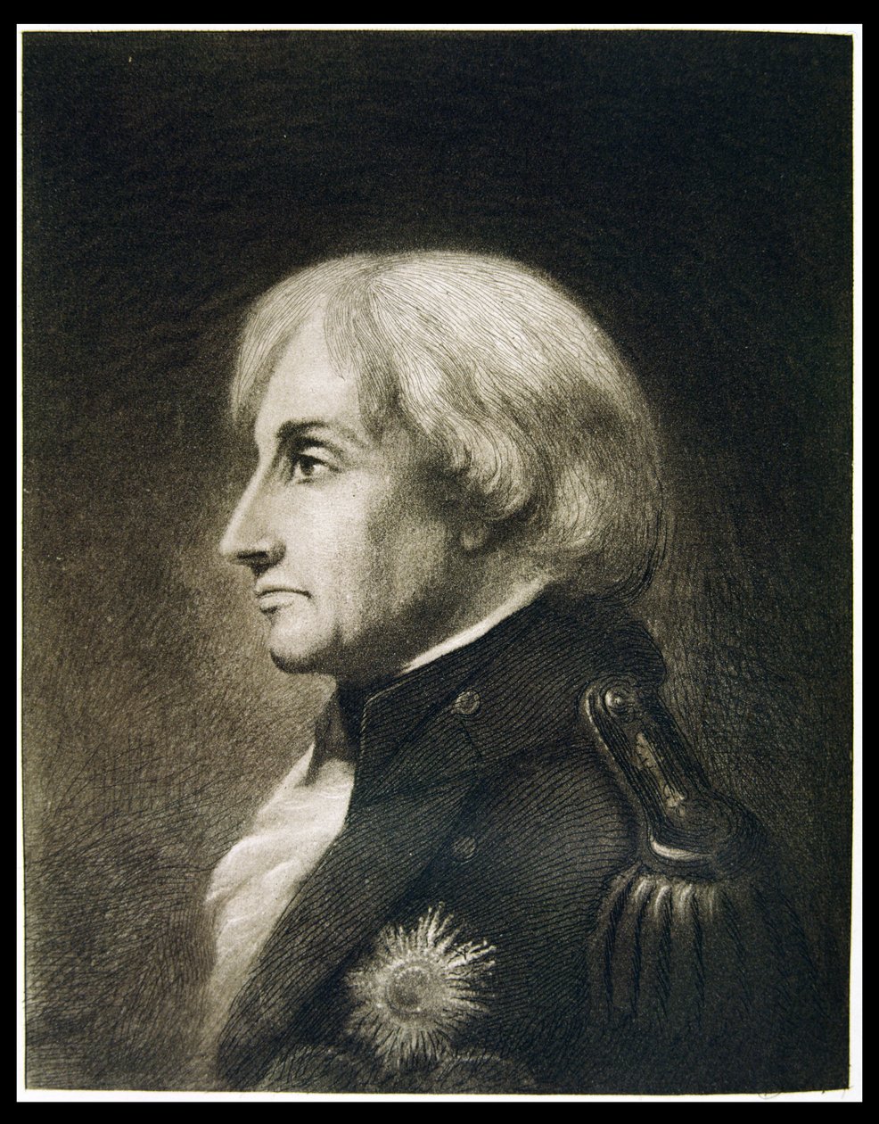 Lord Nelson (1758-1805) Merton Housessa syyskuun alussa 1805 tekijältä C. John Mayle Whichelo