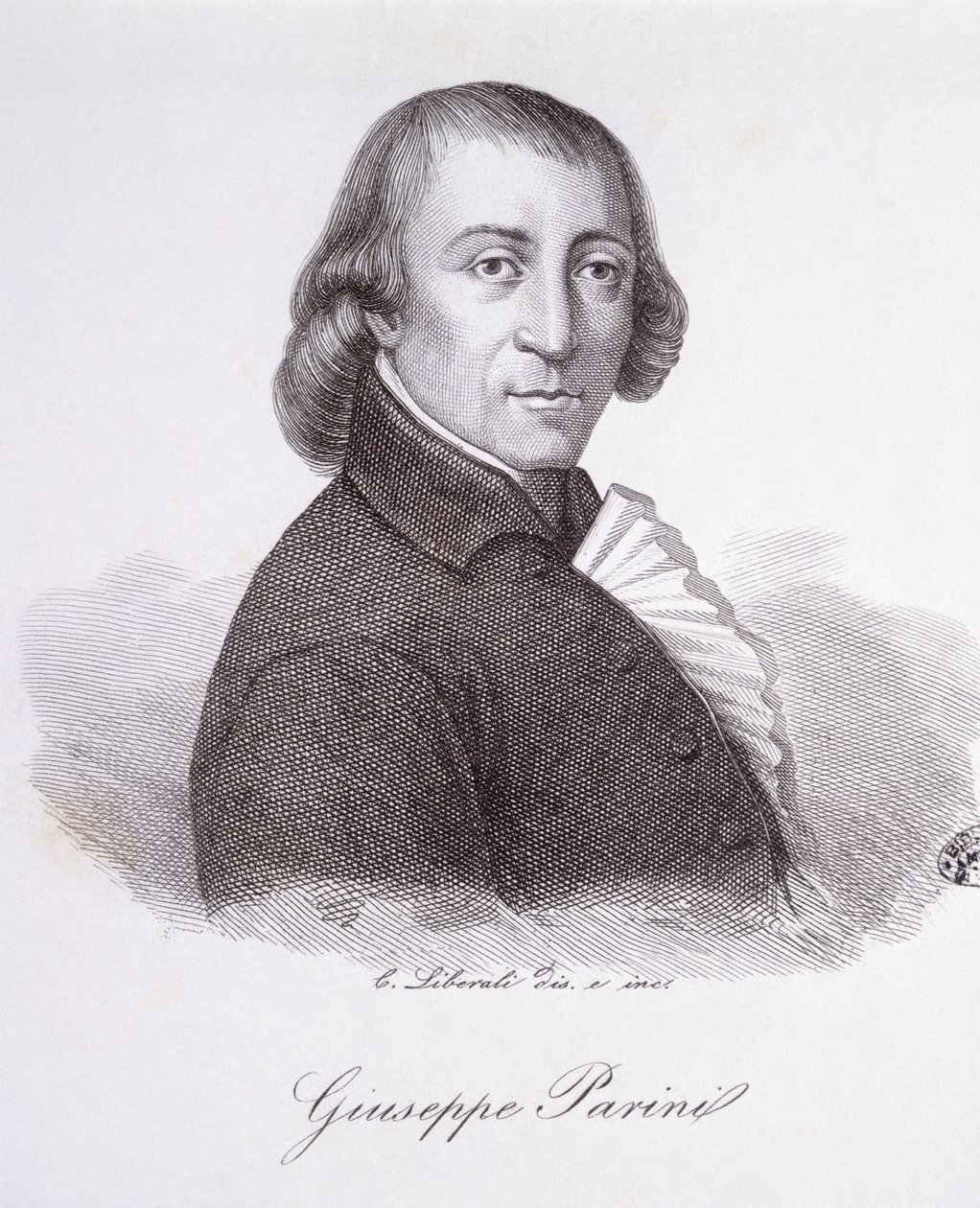 Giuseppe Parini (kaiverrus) tekijältä C. Liberali